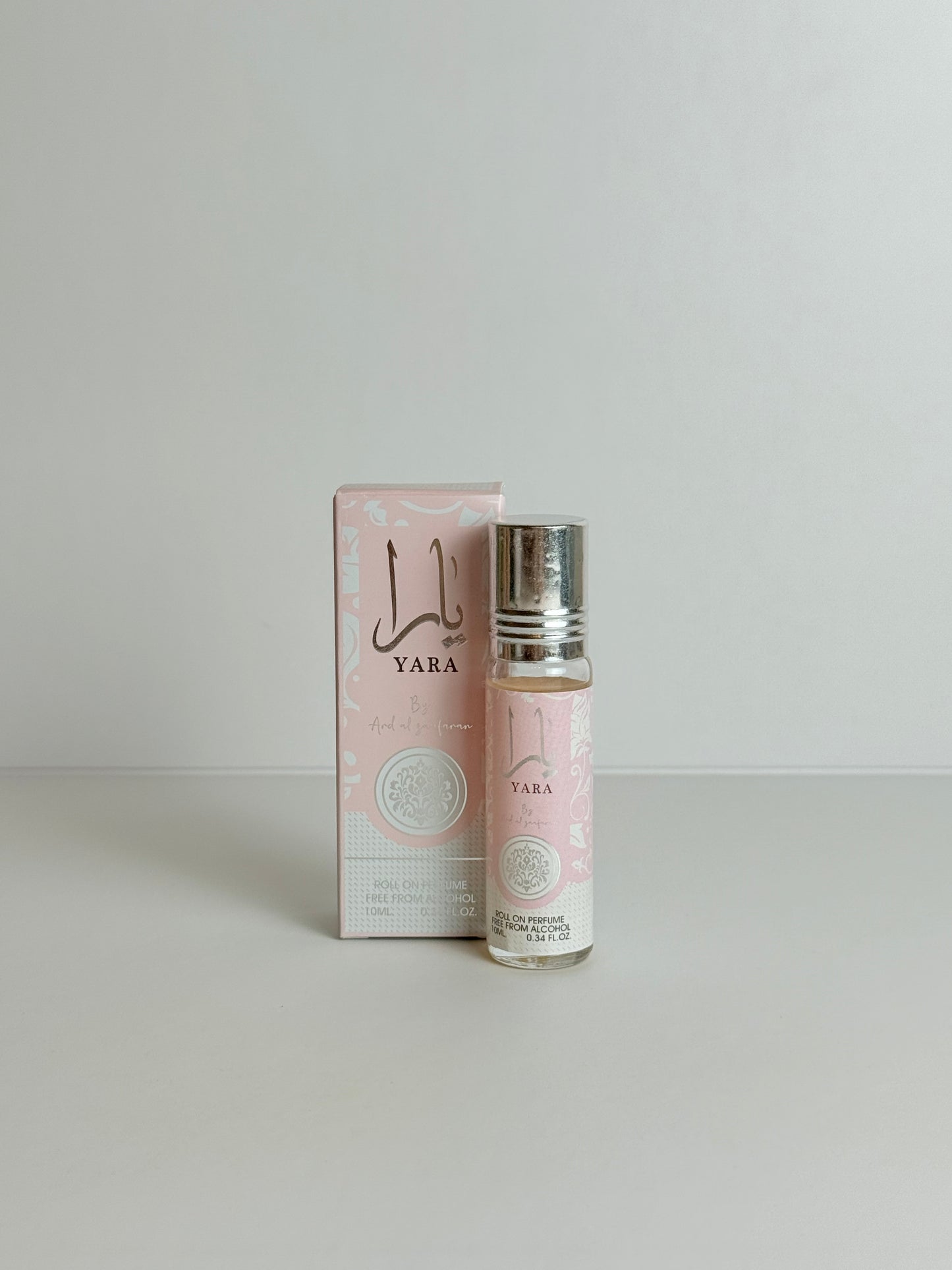 Qasil Powder Face Mask 2oz + Yara Pink Roll-On Oil Perfume 10ml | Natural Skincare & Fragrance Set